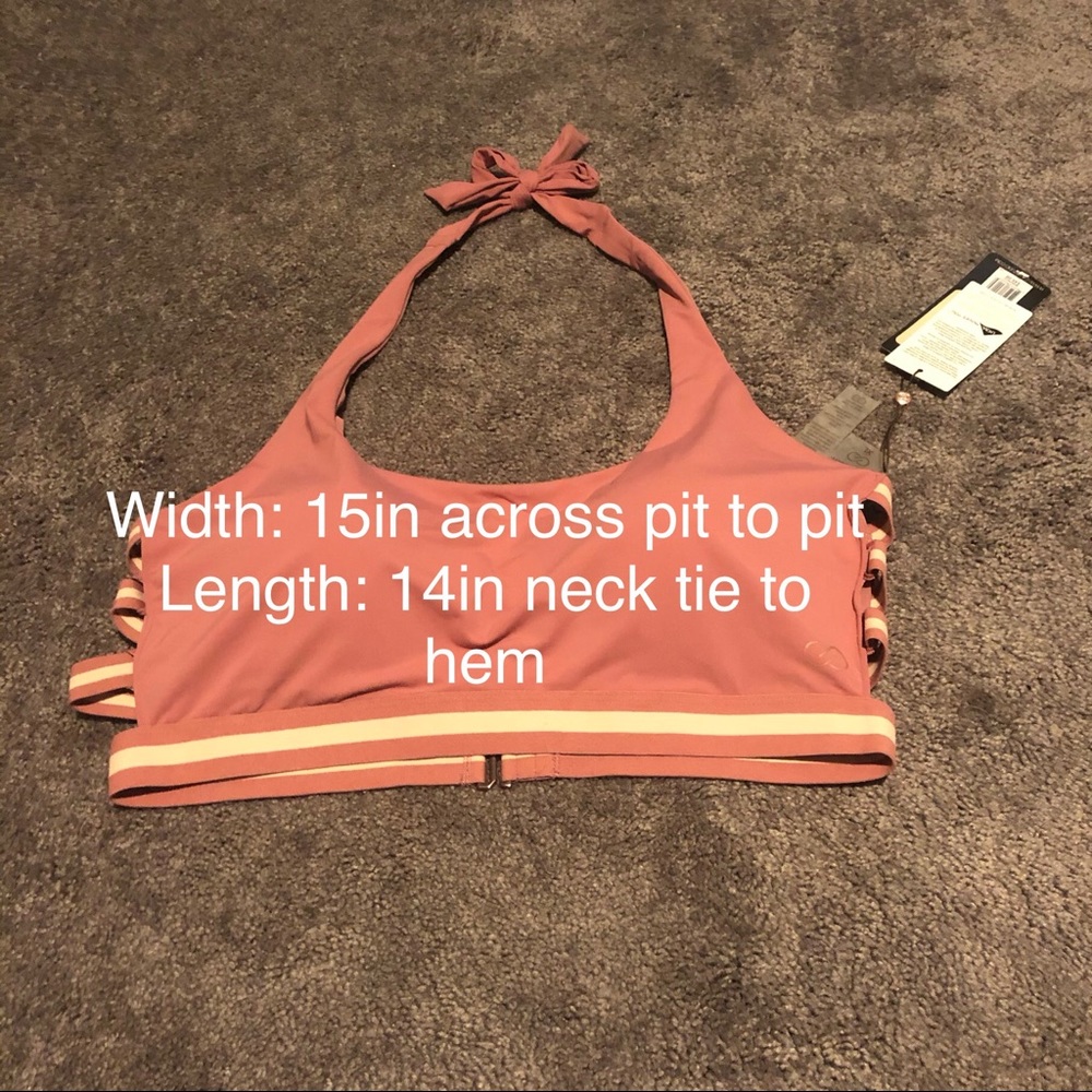 NWT! Calia side elastic bikini top